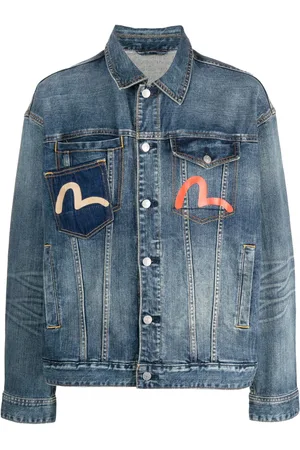 Evisu Seagull-print denim jacket