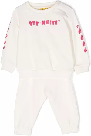 OFF-WHITE Girls Tracksuits - Logo-print cotton tracksuit