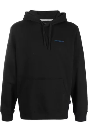Patagonia Men Sweatshirts - Logo-print drawstring hoodie