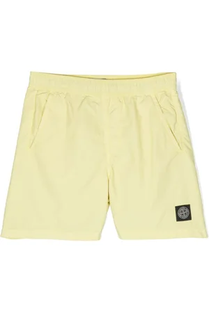 Stone Island Logo-patch elasticated-waist shorts