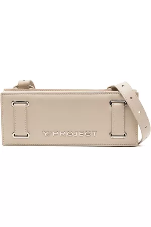 Y / PROJECT Logo-plaque accordion bag