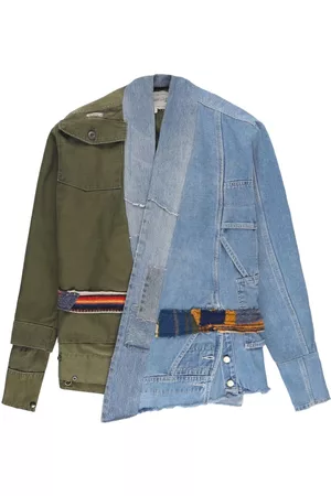 GREG LAUREN Asymmetric-design jacket