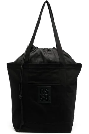RAF SIMONS Logo-patch cotton tote bag