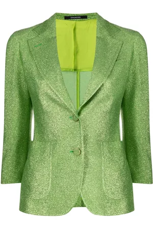 TAGLIATORE Metallic single-breasted blazer