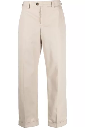 PT Torino Pressed-crease straight-leg trousers