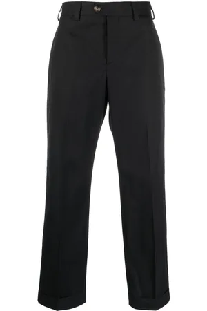 PT Torino Pressed-crease straight-leg trousers
