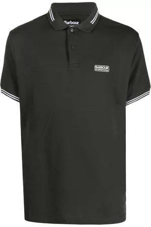 Barbour Men Polo Shirts - Logo-print cotton polo shirt