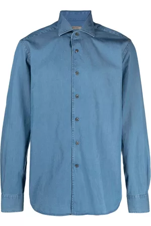 corneliani Men Shirts - Button-up cotton shirt