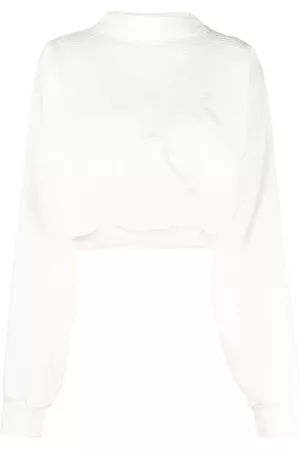 OFF-WHITE Women Sweatshirts - Vortix Cor cropped sweatshirt