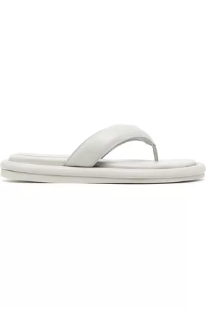 Gia Borghini Padded leather flip-flops