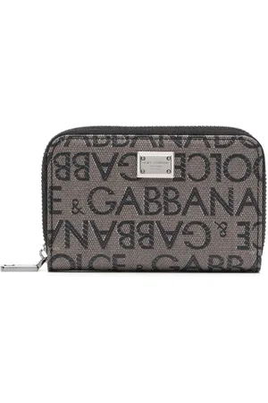 Dolce & Gabbana Jacquard-logo cotton-blend wallet