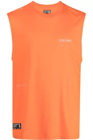 Izzue Men Tank Tops - Logo-print cotton tank
