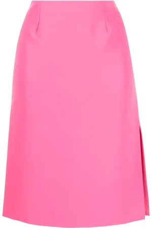 VIVETTA Slit mid-length pencil skirt