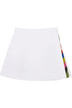 Puccini Print-detail pleated skirt