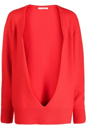 The Row Open-front cashmere jumper