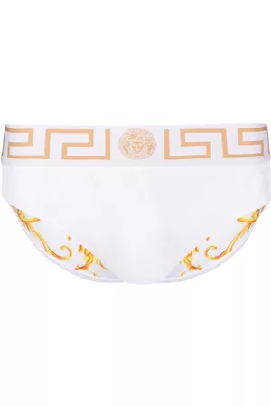 VERSACE Greca Border swim briefs