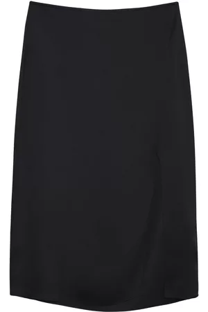 ANINE BING Jolin silk midi skirt