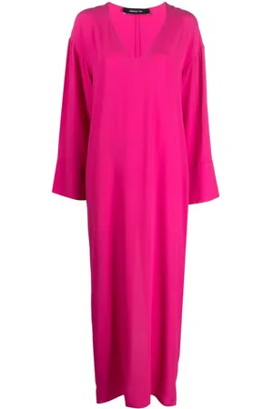 FEDERICA TOSI Long V-neck dress