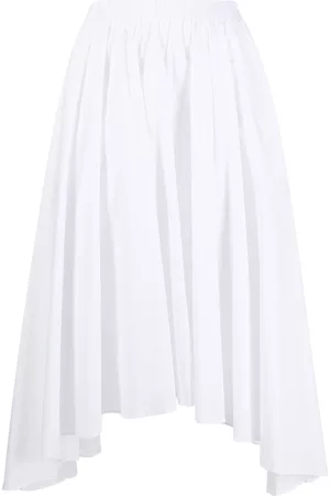 Michael Kors High-waisted asymmetric-hem skirt