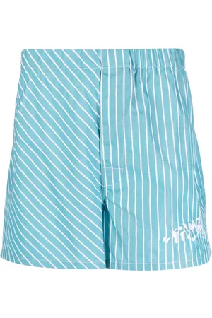 Palmers Logo-print striped cotton shorts