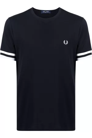 Fred Perry Men Short Sleeve - Embroidered-logo crew-neck T-shirt