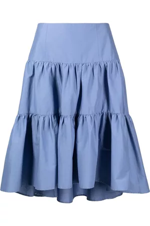B+AB Layered mid-length skirt