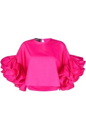 Rochas Ruffled cotton top