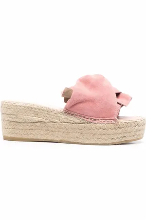 MANEBI Ruffle open-toe sandals