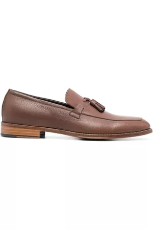 Pollini Men Loafers - Tassel-detailed leather loafers