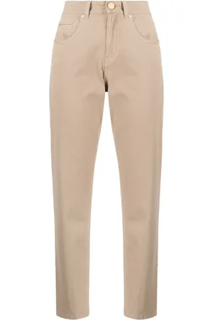 LORENA ANTONIAZZI Mid-rise straight-leg jeans