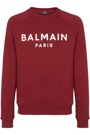 Balmain Logo-print organic cotton sweatshirt