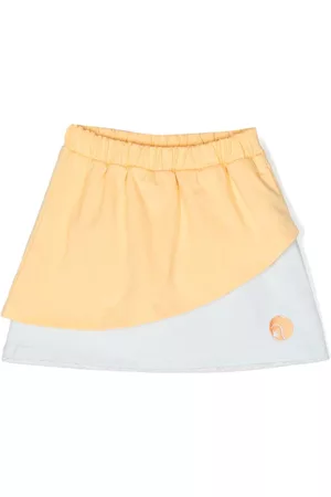 Raquette Girls Skirts - Logo-embroidered organic-cotton skirt