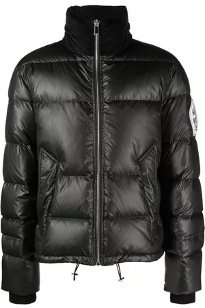 Roberto Cavalli Men Jackets - Padded corduroy-panel jacket