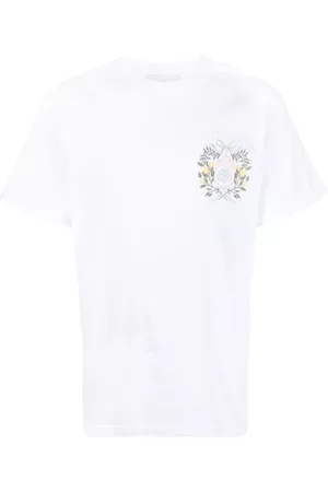 MOUTY Logo-embroidered cotton T-shirt