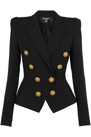 Balmain 8-Buttons double-breasted wool blazer