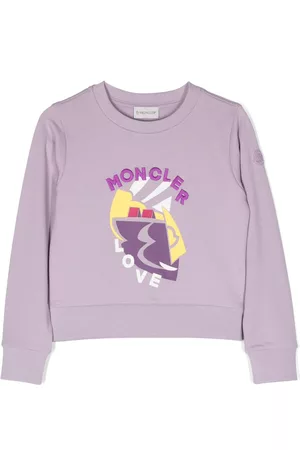Moncler Embroidered-logo long-sleeve sweatshirt