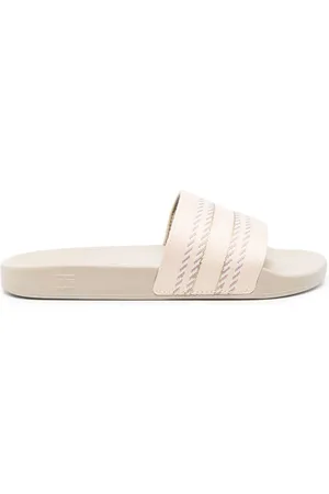 Tommy Hilfiger Embroidered-logo stripe-detail slides