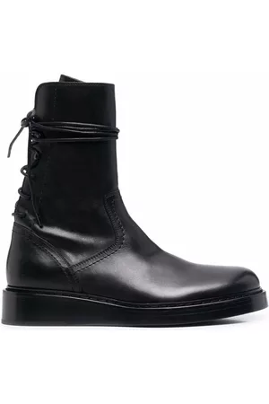 ANN DEMEULEMEESTER Men Boots - Lace-up flatform boots