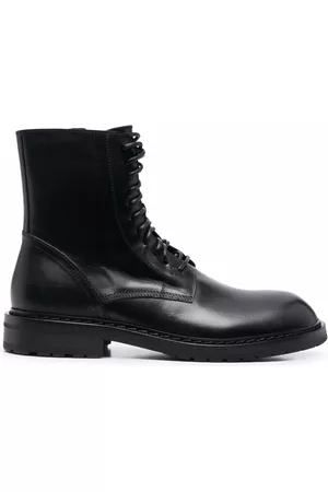 ANN DEMEULEMEESTER Men Boots - Lace-up round-toe boots
