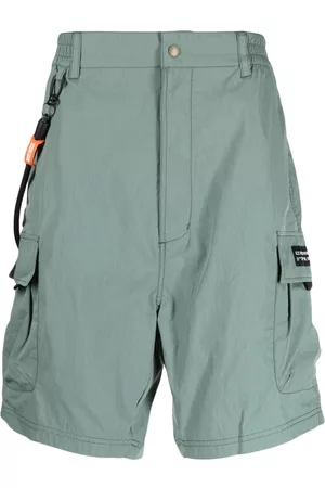 Izzue Contrast-stitching cargo shorts