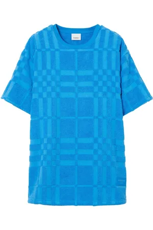 Burberry Check-pattern round-neck T-shirt