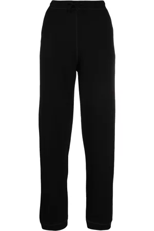 Ganni Embroidered-logo track pants