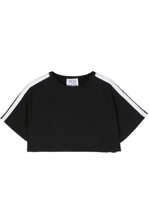 DOUUOD KIDS Cropped cotton T-shirt