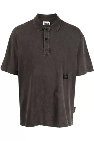 Izzue Logo-appliqué cotton polo shirt