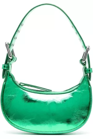 By Far Metallic-effect tote bag