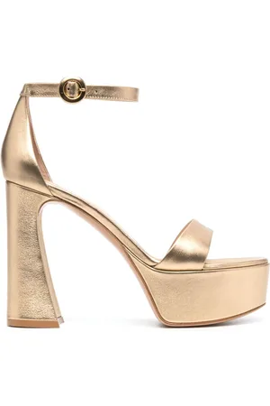 Gianvito Rossi 120mm leather platform sandals