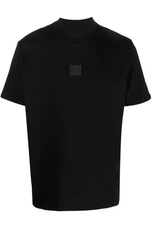 Alpha Industries Men Short Sleeve - Logo-patch crew-neck T-shirt