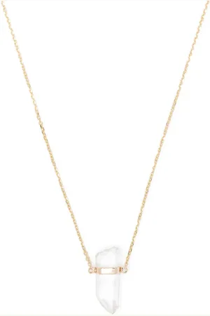 JIA JIA 14kt yellow quartz pendant necklace