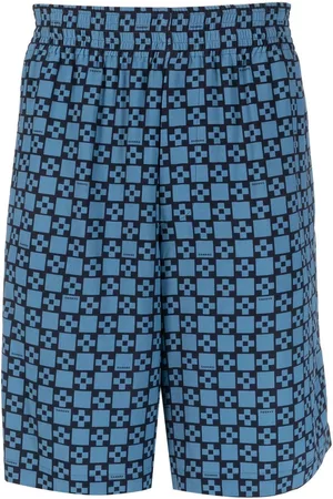 Sandro Men Bermudas - Cross-print straight-leg shorts