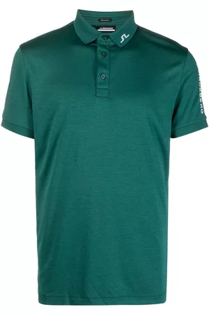 J Lindeberg Men Polo Shirts - Tour Tech logo-embroidered polo shirt
